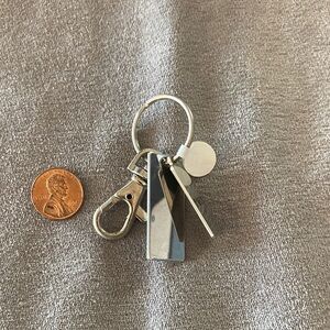Stainless Steel Keychain with Clip